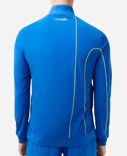 Novak Djokovic x Lacoste Sport Ceremony Blue Warm-Up Track Jacket