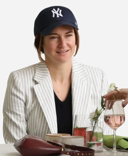 Nyc 2026 hailene Woodley Count My Lies Stripes Blazer