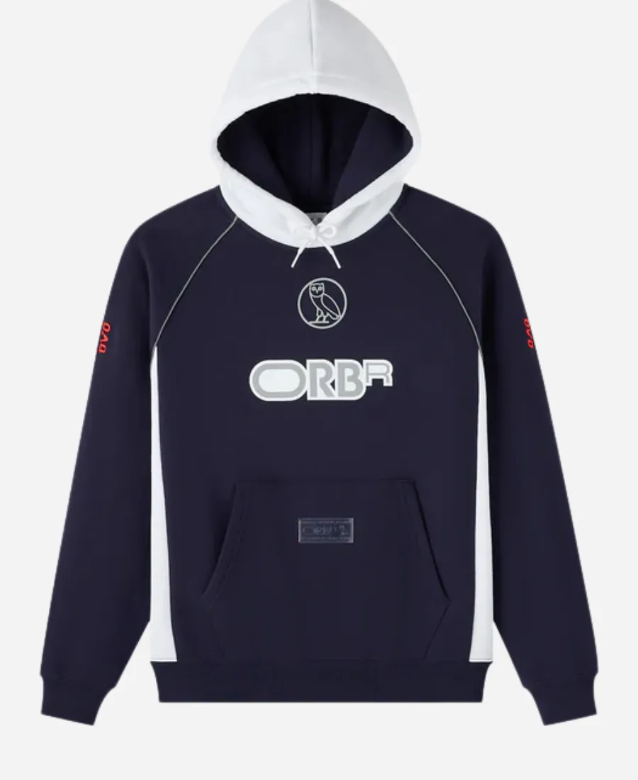 OVO Red Bull Racing Pit Crew Color Block Hoodie Oracle Red Bull Racing 2026 Pit Crew Color Block Hoodie
