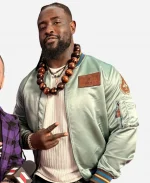 Oba Femi 2026 Satin Bomber Jacket
