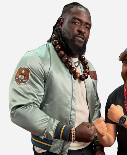 WWE The Ruler Satin Bomber Jacket