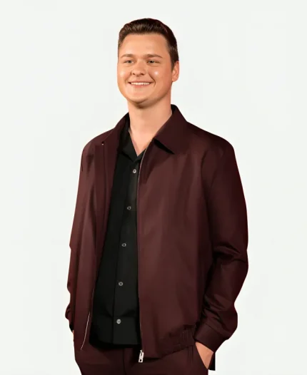 Obsession Premiere Michael Johnston Maroon Jacket