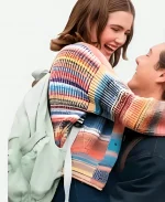 Off Campus 2026 Ella Bright Striped Multicolor Cardigan