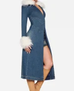 Off Campus S01 Mika Abdalla Blue Denim Coat