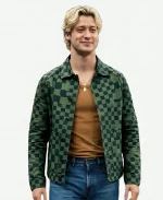 Stephen Kalyn Off Campus 2026 Dean Di Laurentis Drill Olive Green Printed Jacket