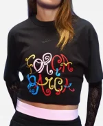 Olivia Rodrigo 2026 Forca Barca Black Pullover T Shirt
