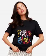 Olivia Rodrigo 2026 Forca Barca Black T Shirt