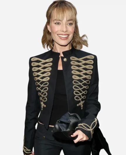 Opening Night 1536 Margot Robbie Military Jacket