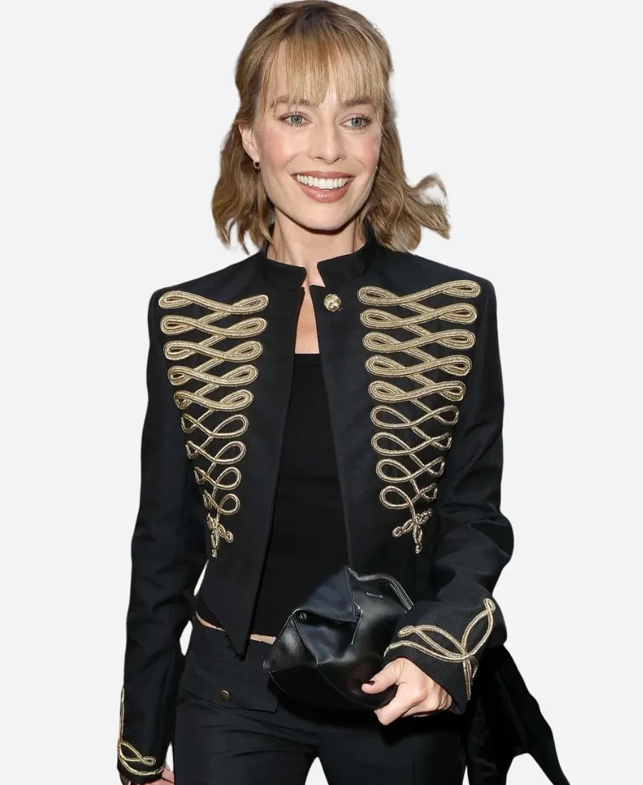 Opening Night 1536 Margot Robbie Military Jacket Opening Night 1536 Margot Robbie Military Jacket