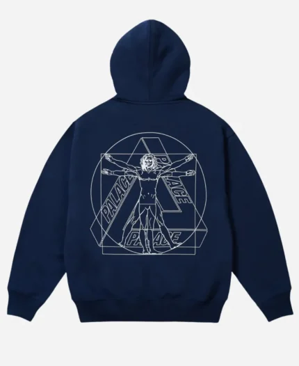 Palace Paltruvian Tri Hood In Navy Blue