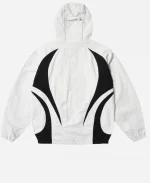 Palace Track White Hooded Jacket
