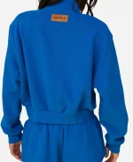 Parke 2026 Summerland Mockneck Zip-Up Bomber Blue Jacket