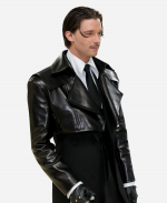 Patrick Schwarzenegger 2026 Met Gala Black Leather Jacket
