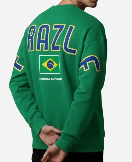 FIFA World Cup 2026 Brazil Spirit Crewneck Shirt