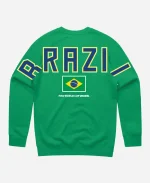 FIFA World Cup 2026 Brazil Spirit Crewneck Shirt In Kelly Green