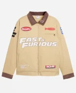 Puma x Fast & Furious Beige Cotton Workwear Jacket