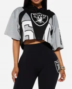 Raiders Cropped Mesh Top