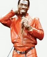 Raw Concert Eddie Murphy Red Costume Leather Jacket In Red