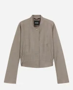 Rebecca Henderson The Hunting Party 2026 Grey Jacket
