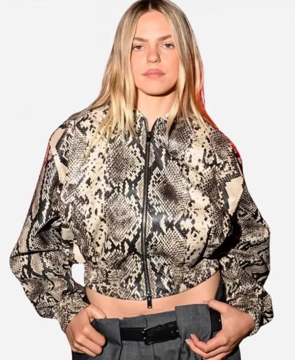 Renee Rapp NYC 2026 Snakeskin Printed Jacket