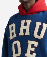 Rhude Chenille Patch Logo Cotton Hoodie