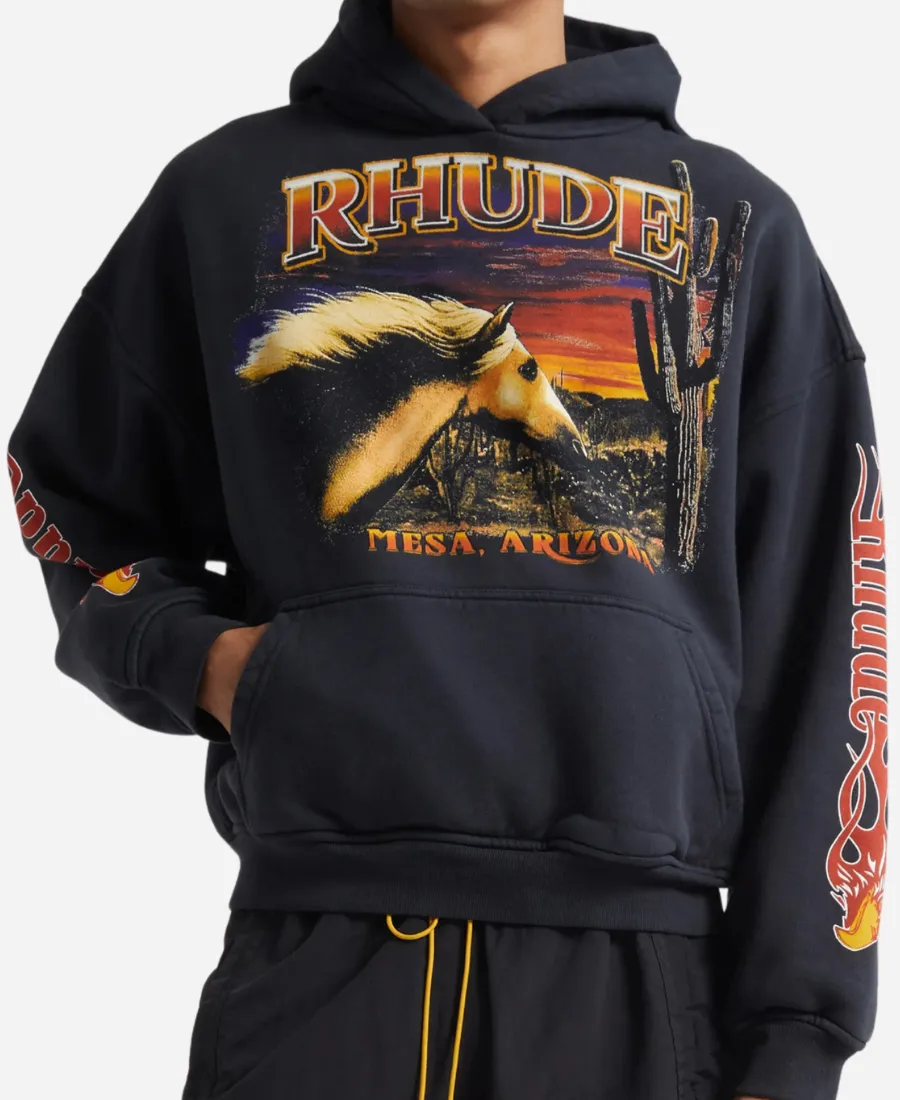 Rhude Mesa Stallion Graphic Hoodie Rhude Mesa Stallion Graphic Hoodie