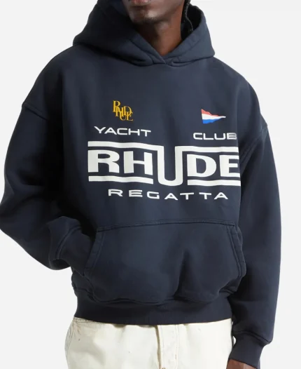 Rhude Regatta Club French Terry Graphic Hoodie