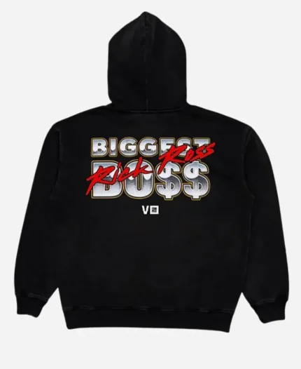 Rick Ross x Verzuz Biggest Boss Black Pullover Hoodie