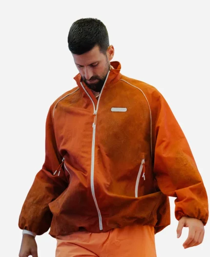 Roland Garros 2026 Novak Djokovic Orange & Red Jacket