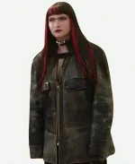 Roommates 2026 Ivy Wolk Leather jacket