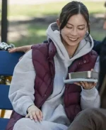 Rooster S01 Premiere 2026 Sunny Maroon Puffer Vest