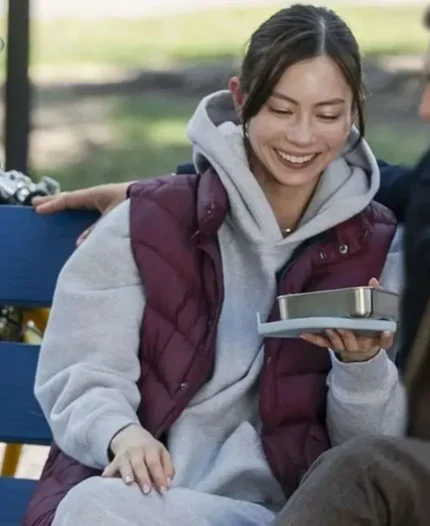 Rooster S01 Premiere 2026 Sunny Maroon Puffer Vest