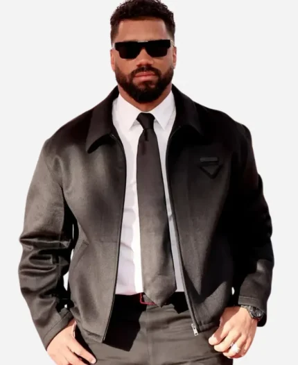 Russell Wilson The Devil Wears Prada 2 Premiere Jacket