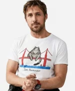 Ryan Gosling Project Hail Mary B Kliban Cat T-Shirt