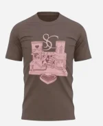 Sabrina Carpenter Short n' Sweet Tour Brown T-Shirt