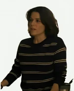 Scream 7 Sidney Prescott Black Striped Sweatshirt