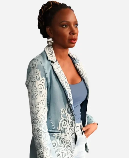 Shanola Hampton Found S02 Denim Blazer