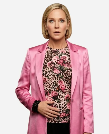 Sharon Case Tv Series The Young and the Restless 2026 Sharon Newman Pink Blazer