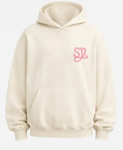 Sincerely Yours Gloss Pocket Cream Pullover Hoodie