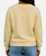 Sincerely Yours Yellow Crewneck Yellow Sweatshirt - For Sale