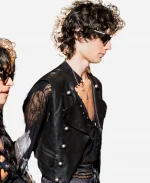 Sombr Met Gala 2026 After Party NYC Black Leather Vest