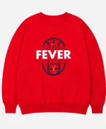 Sophie Cunningham Indiana Fever Basketball Red Sweatshirt