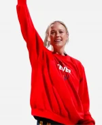 Sophie Cunningham Indiana Fever Red Sweatshirt