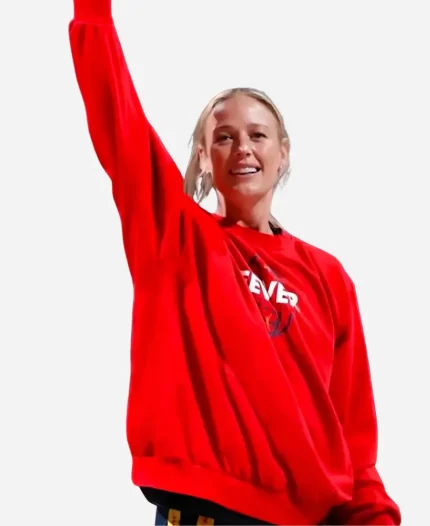 Sophie Cunningham Indiana Fever Red Sweatshirt