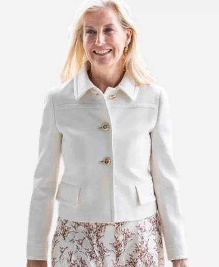 Sophie, Duchess of Edinburgh 2026 White Jacket