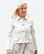 Sophie, Duchess of Edinburgh 2026 White Jacket For Sale