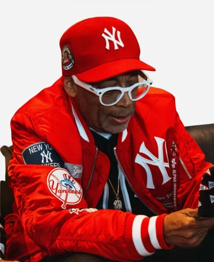 Spike Lee New York Yankees MA-1 Red Bomber Jacket