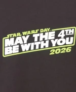 Star Wars Day 2026 'May the 4th Be With You' T-Shirt In Black