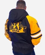 Starter 2026 NFL Draft Pittsburgh Steelers Black & Gold Half Zip Windbreaker Jacket