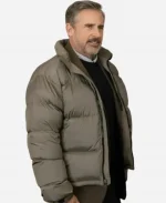 Steve Carell Rooster Puffer Jacket